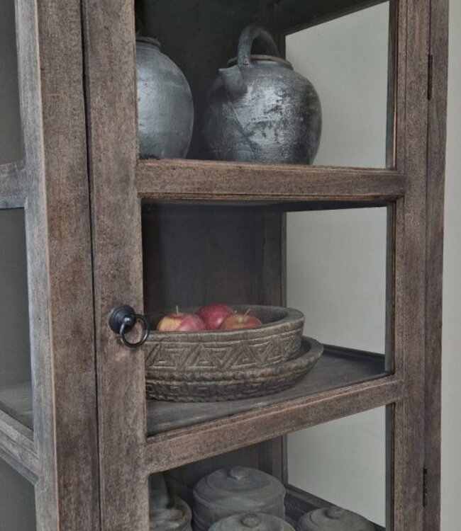 Luksa Home Collection Kast Tiara | Antique Grey | H190xB65xD50 cm