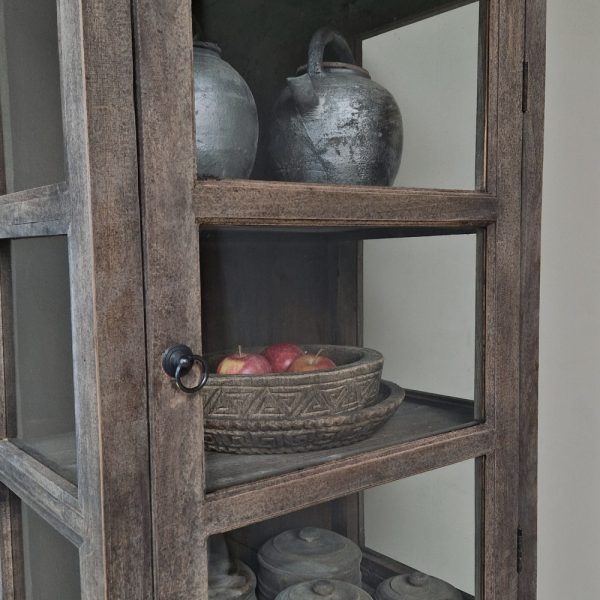 Luksa Home Collection Kast Tiara | Antique Grey | H190xB65xD50 cm