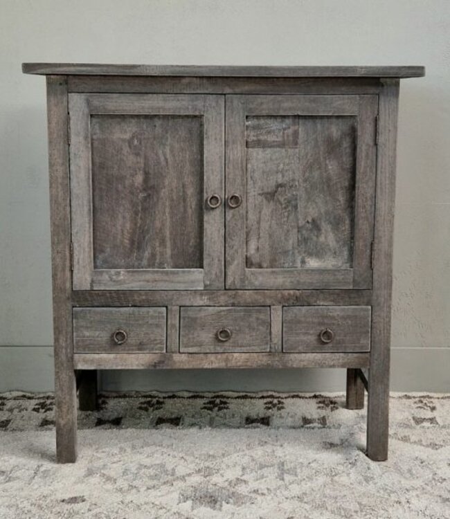 Luksa Home Collection Kast Cyrus | Antique Grey | H100xB95xD45 cm