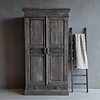 Kast Marja | Antique Grey | H220xB120xD60 cm