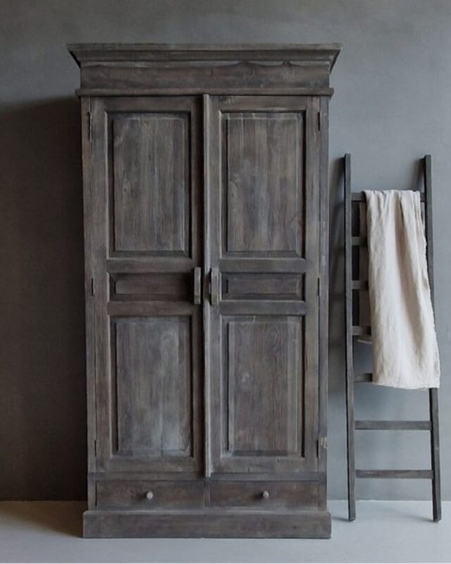Luksa Home Collection Kast Marja | Antique Grey | H220xB120xD60 cm