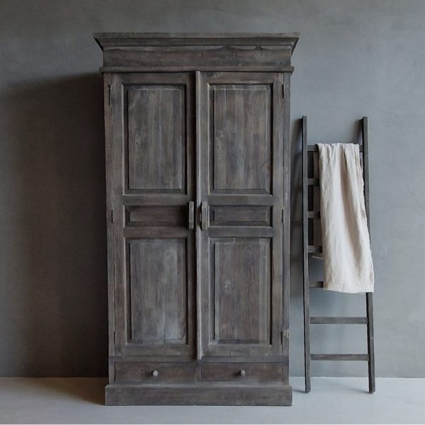 Luksa Home Collection Kast Marja | Antique Grey | H220xB120xD60 cm