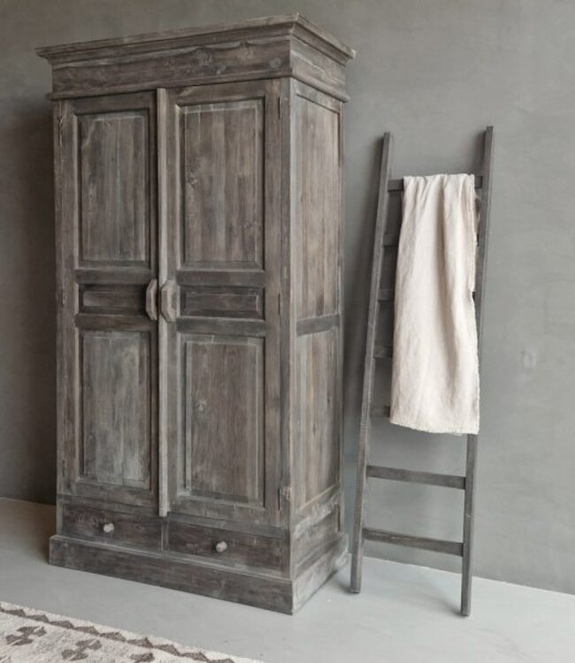 Luksa Home Collection Kast Marja | Antique Grey | H220xB120xD60 cm