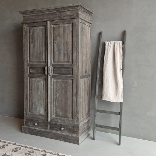Luksa Home Collection Kast Marja | Antique Grey | H220xB120xD60 cm