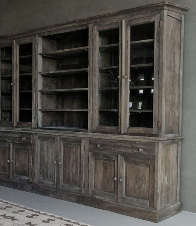 Luksa Home Collection Kast Guilietta | Antique Grey | H230xB280xD45 cm