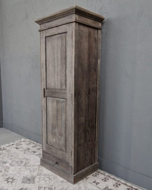 Luksa Home Collection Kast Hein | Antique Grey | H190xB60xD50 cm
