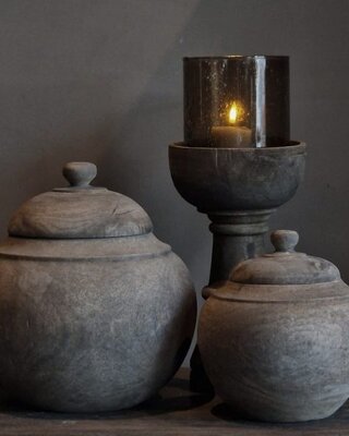 Luksa Home Collection Pot Met Deksel Abdur L | H28 x Ø28 cm