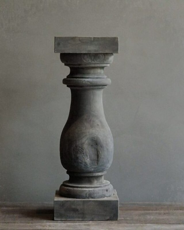 Luksa Home Collection Baluster Xenna | Antique Grey | H70 x B24 cm