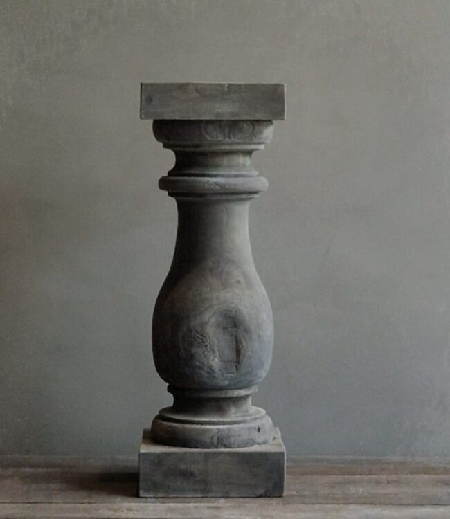 Luksa Home Collection Baluster Xenna | Antique Grey | H70 x B24 cm