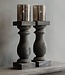Luksa Home Collection Baluster Xenna | Antique Grey | H70 x B24 cm