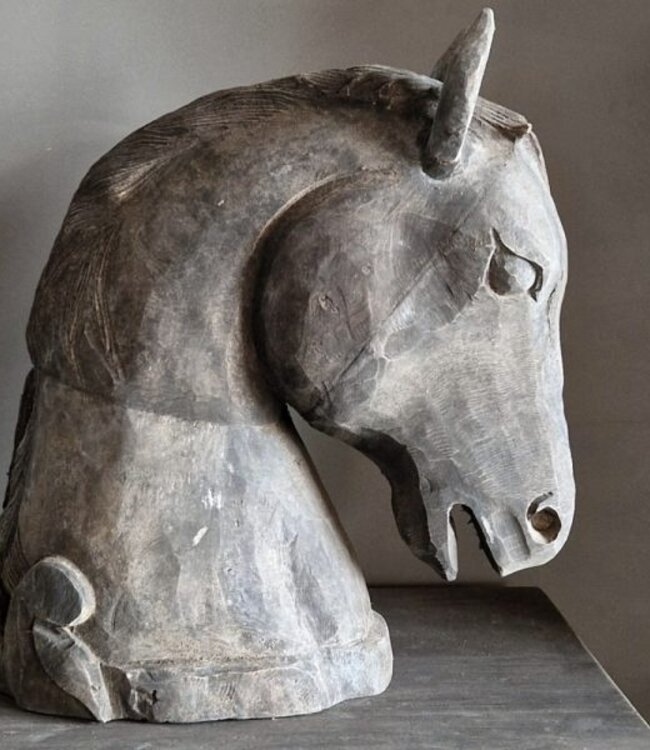 Luksa Home Collection Paardenhoofd Pepper Uniek Oud Hout | H43xB41xD21 cm