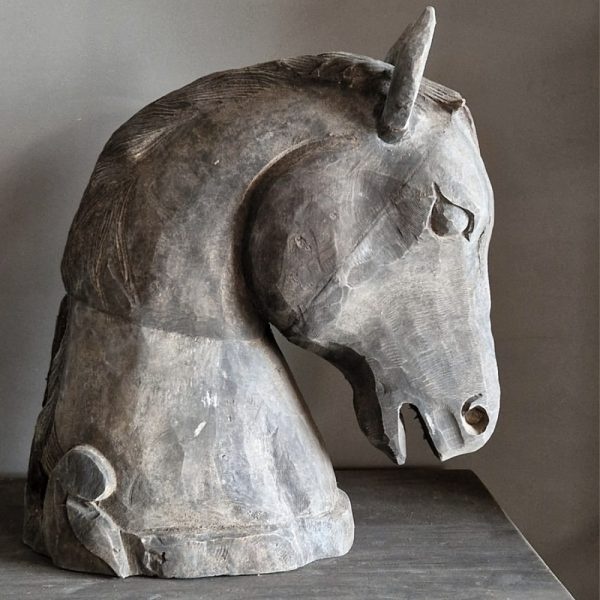 Luksa Home Collection Paardenhoofd Pepper Uniek Oud Hout | H43xB41xD21 cm