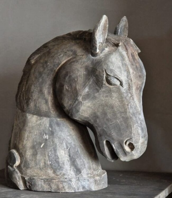 Luksa Home Collection Paardenhoofd Pepper Uniek Oud Hout | H43xB41xD21 cm