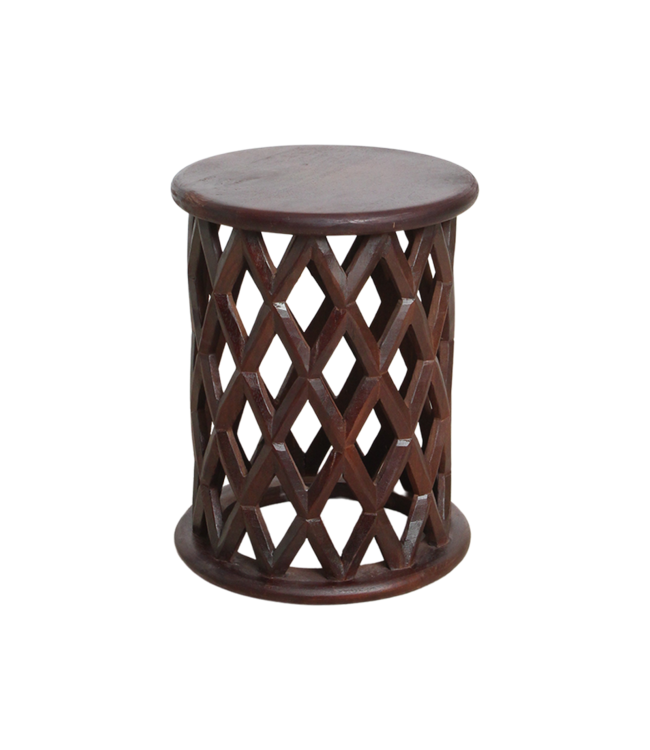 Raw Materials Amsterdam Bijzettafel Palau| Mangohout | Pacific | D35 x H45 cm