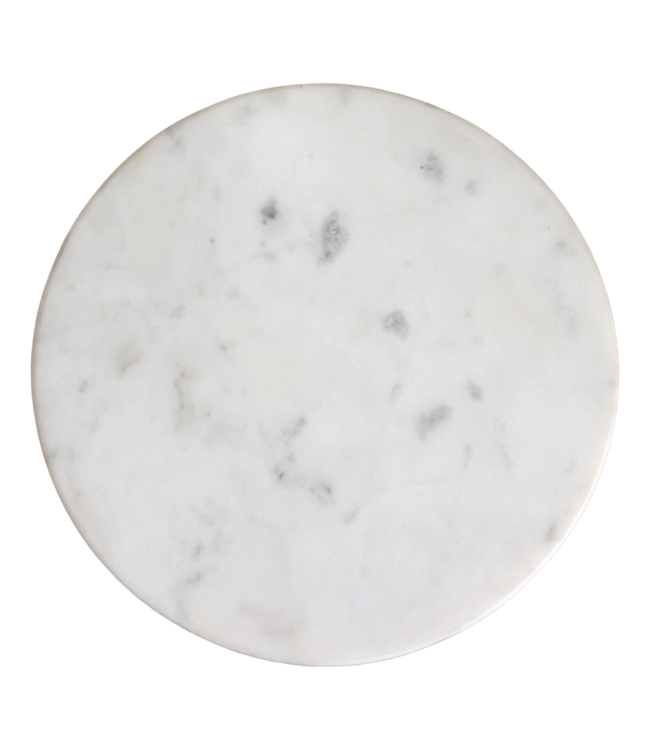 Raw Materials Amsterdam Bijzettafel Atjeh | Marmer | Wit | H50 x D40 cm