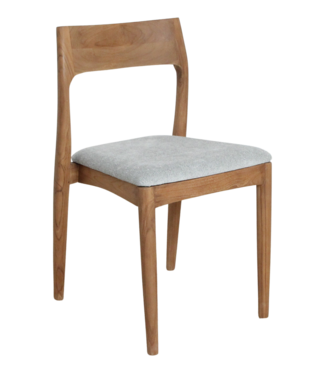 Raw Materials Amsterdam Freya teakhouten eetkamerstoel licht groen (set van 2)