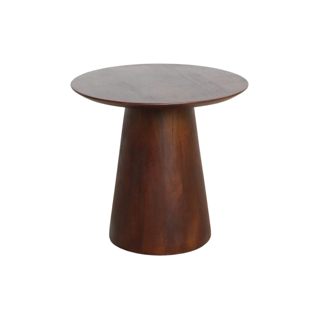 Raw Materials Amsterdam Bullnose Bijzettafel | Mangohout | Bruin | Ø 50 cm