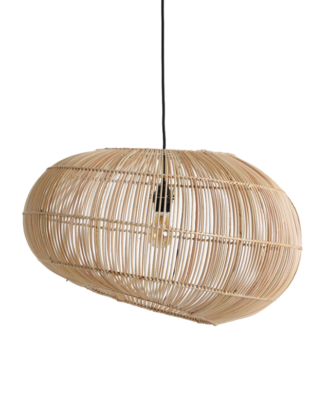Raw Materials Amsterdam Hanglamp Luna | Rotan | D62 x H37 cm
