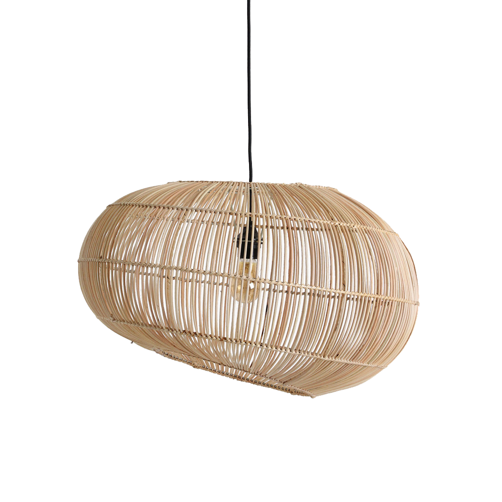 Raw Materials Amsterdam Hanglamp Luna | Rotan | D62 x H37 cm