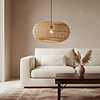 Hanglamp Luna | Rotan | D62 x H37 cm