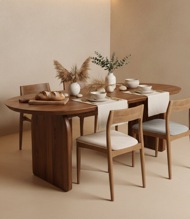 Raw Materials Amsterdam Eetkamerstoel Freya | Lichtgroen | Set Van 2