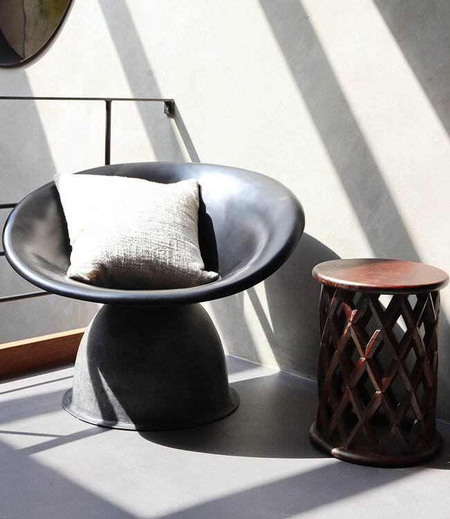 Raw Materials Amsterdam Bijzettafel Palau| Mangohout | Pacific | D35 x H45 cm