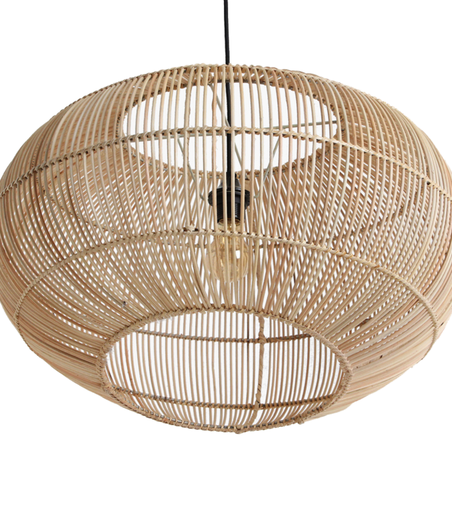 Raw Materials Amsterdam Hanglamp Luna | Rotan | D62 x H37 cm