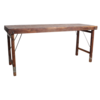 Markttafel | Inklapbaar | Donkerbruin | L173 x B60 x H76 cm