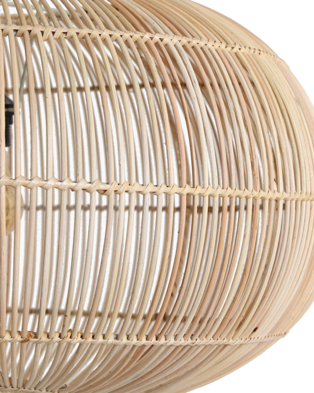 Raw Materials Amsterdam Hanglamp Luna | Rotan | D62 x H37 cm