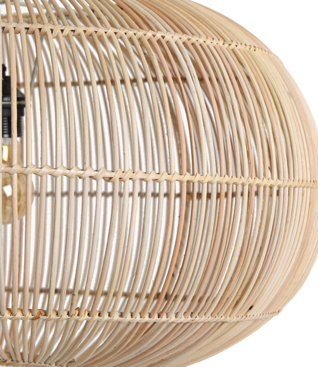 Raw Materials Amsterdam Hanglamp Luna | Rotan | D62 x H37 cm