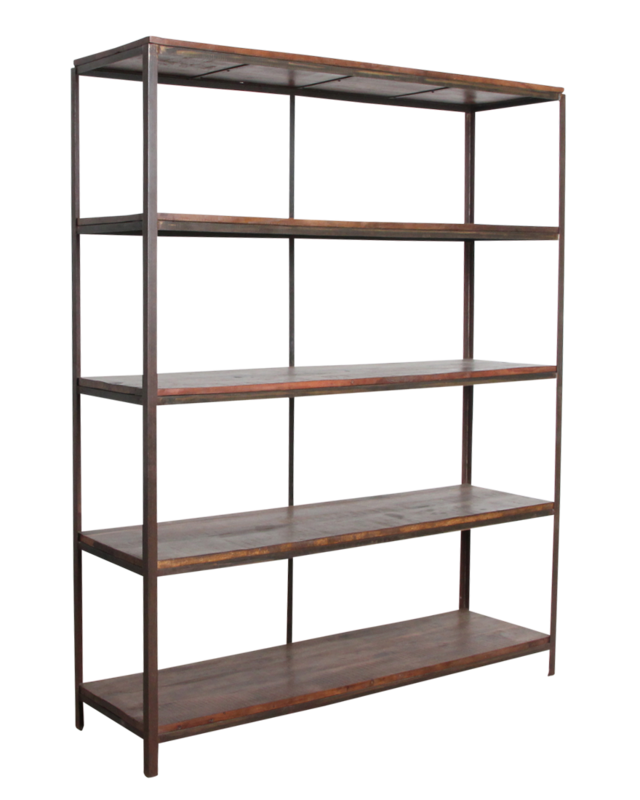 Raw Materials Amsterdam Factory Ijzeren Rek | L138 x B39 x H172 cm