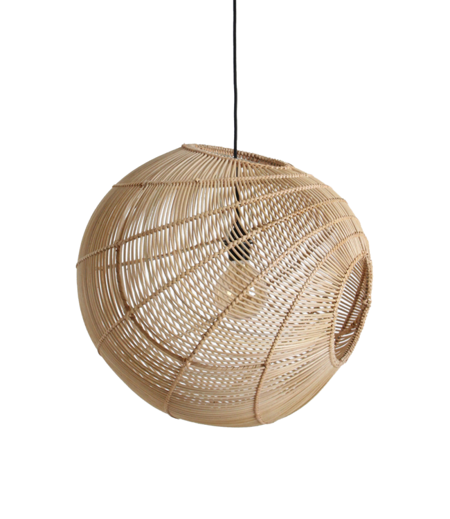 Raw Materials Amsterdam Hanglamp Luna | Rotan | D50 x H52 cm