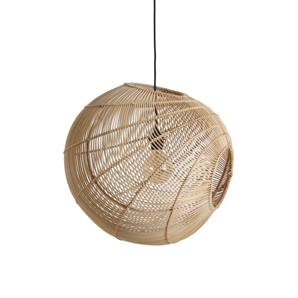 Raw Materials Amsterdam Hanglamp Luna | Rotan | D50 x H52 cm