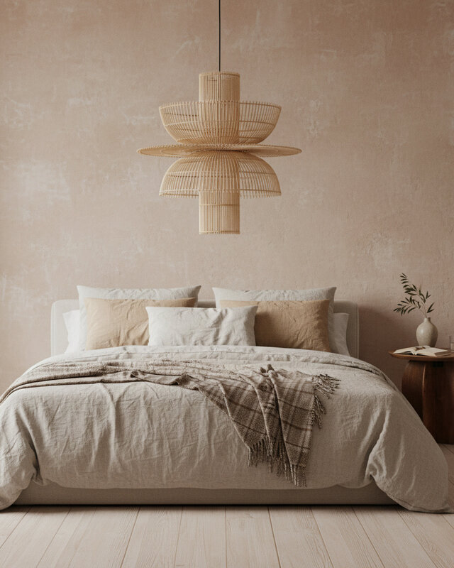 Raw Materials Amsterdam Saturn Hanglamp | Rotan | H63 x D65 cm