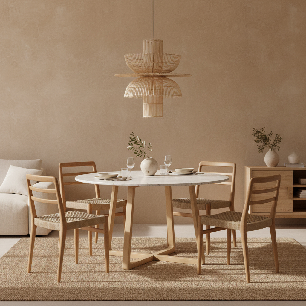 Raw Materials Amsterdam Saturn Hanglamp | Rotan | H63 x D65 cm