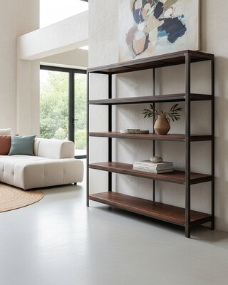 Raw Materials Amsterdam Factory Ijzeren Rek | L138 x B39 x H172 cm