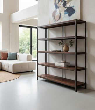 Raw Materials Amsterdam Fabrieks Ijzeren Rek | L138 x B39 x H172 cm