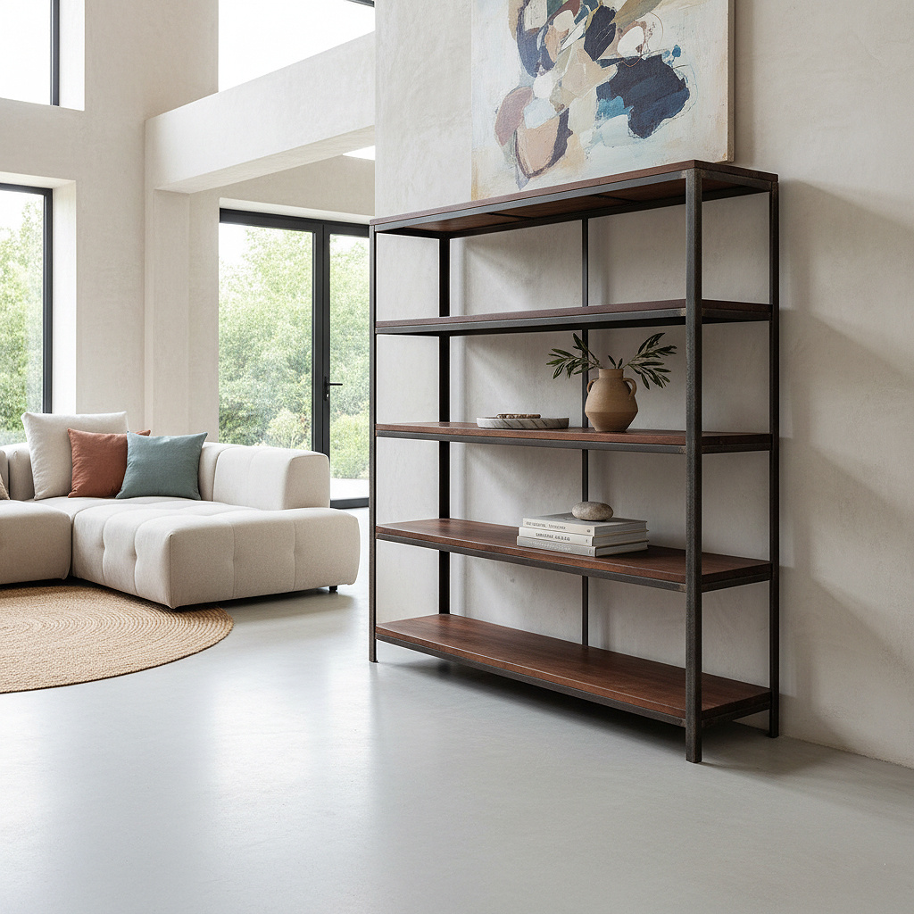 Raw Materials Amsterdam Factory Ijzeren Rek | L138 x B39 x H172 cm