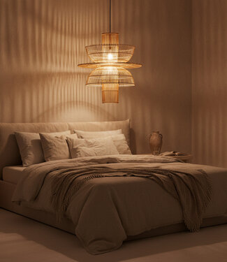 Raw Materials Amsterdam Saturn Hanglamp | Rotan | H63 x D65 cm