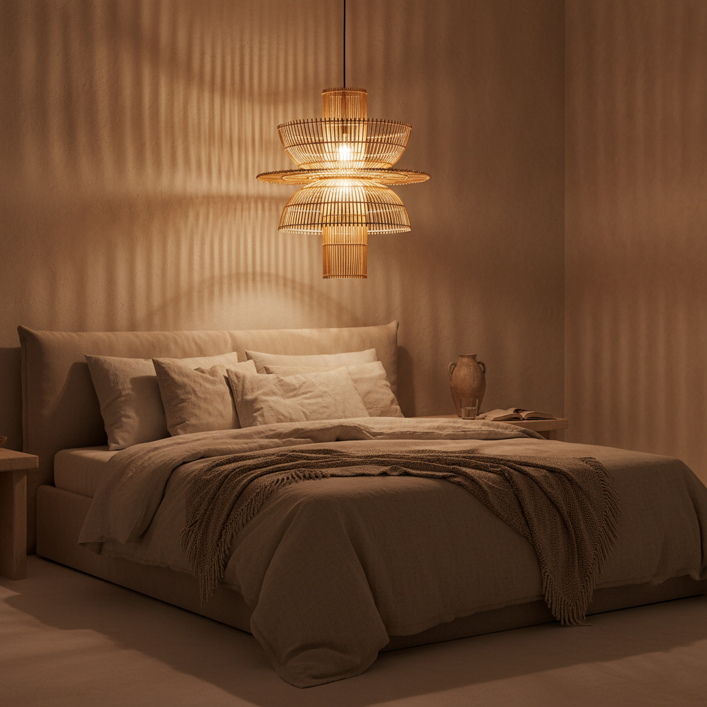 Raw Materials Amsterdam Saturn Hanglamp | Rotan | H63 x D65 cm