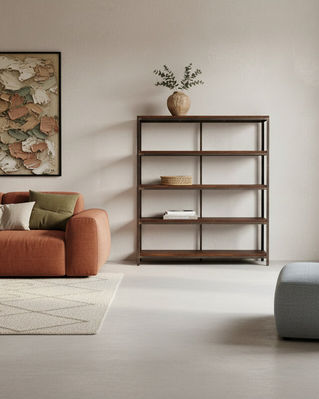 Raw Materials Amsterdam Factory Ijzeren Rek | L138 x B39 x H172 cm