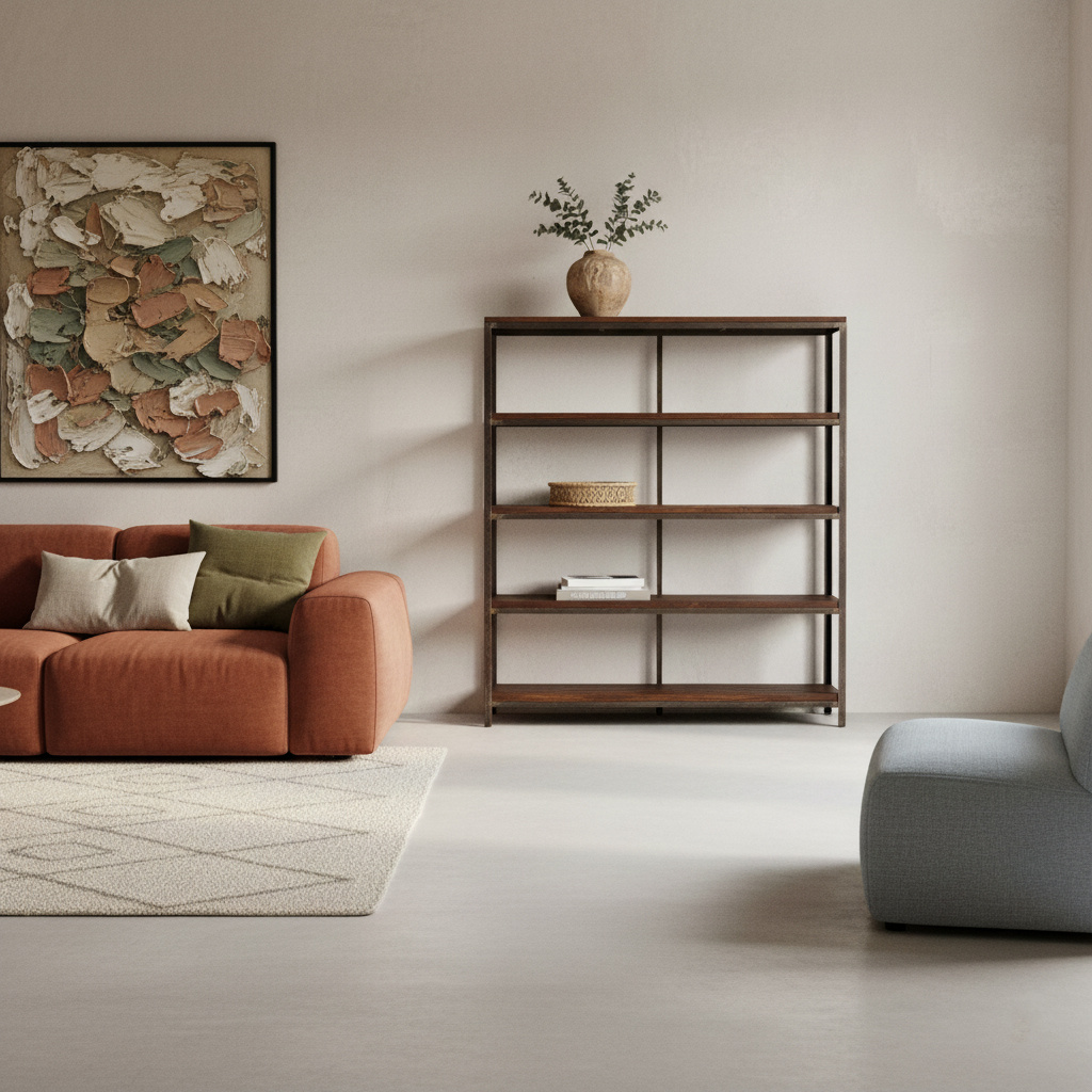 Raw Materials Amsterdam Factory Ijzeren Rek | L138 x B39 x H172 cm