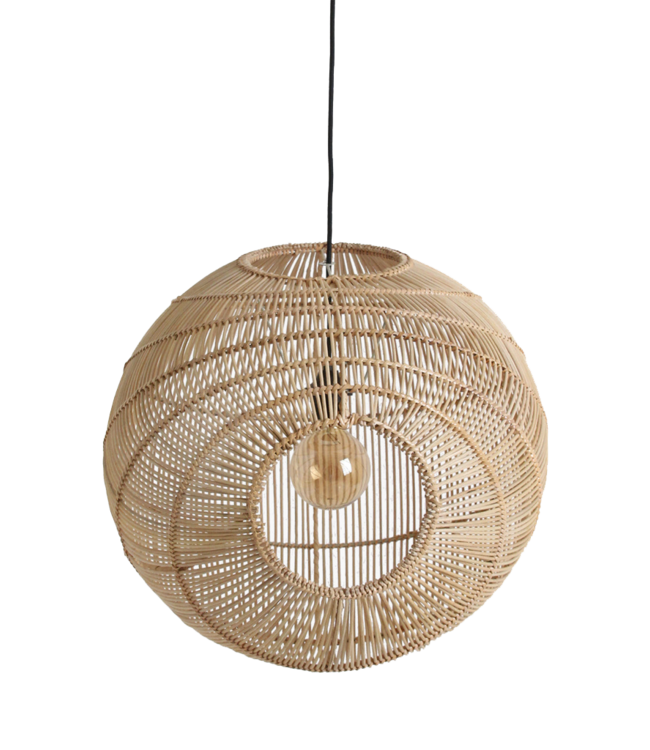 Raw Materials Amsterdam Hanglamp Luna | Rotan | D50 x H52 cm