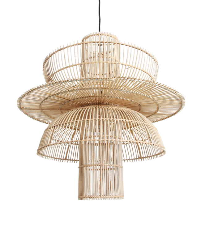 Raw Materials Amsterdam Saturn Hanglamp | Rotan | H63 x D65 cm