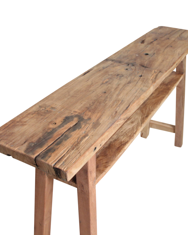 Raw Materials Amsterdam Sidetable | Farmwood | Groot | L140 x B30 x H80 cm