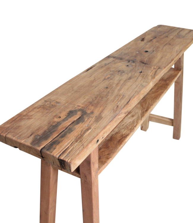 Raw Materials Amsterdam Sidetable | Farmwood | Groot | L140 x B30 x H80 cm