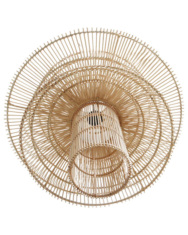 Raw Materials Amsterdam Saturn Hanglamp | Rotan | H63 x D65 cm