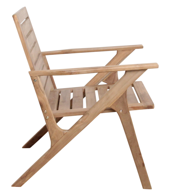 Raw Materials Amsterdam Tuinstoel Odin | Teakhout | B67 × D80 × H60 cm