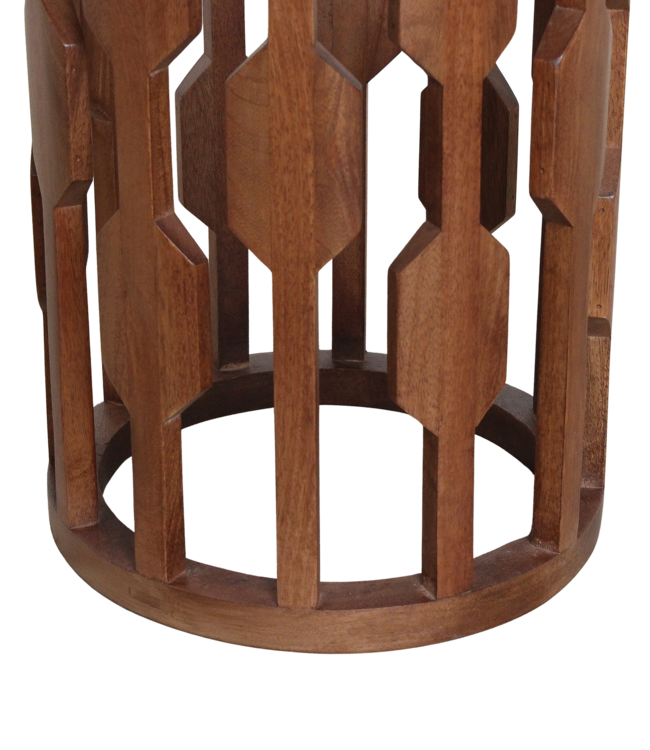 Raw Materials Amsterdam Bijzettafel Lampung | Marmer | Zwart | H50 x D40 cm