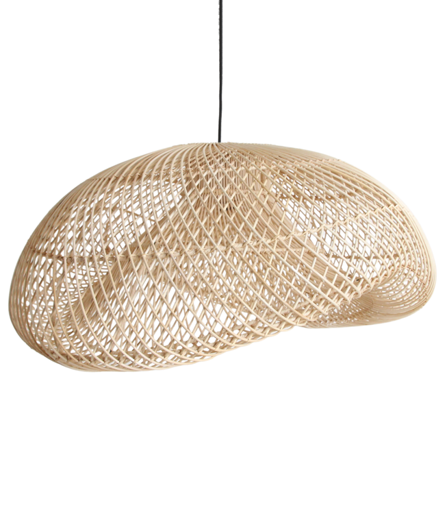 Raw Materials Amsterdam Maze rotan hanglamp organisch XL - Ø 75x31 cm
